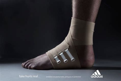 adidas fake hurts real|adidas counterfeit advertising.